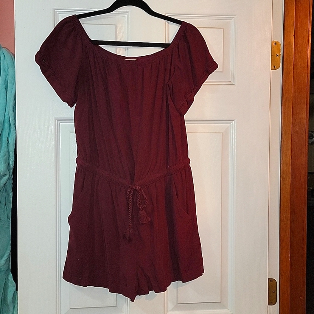 Maroon romper